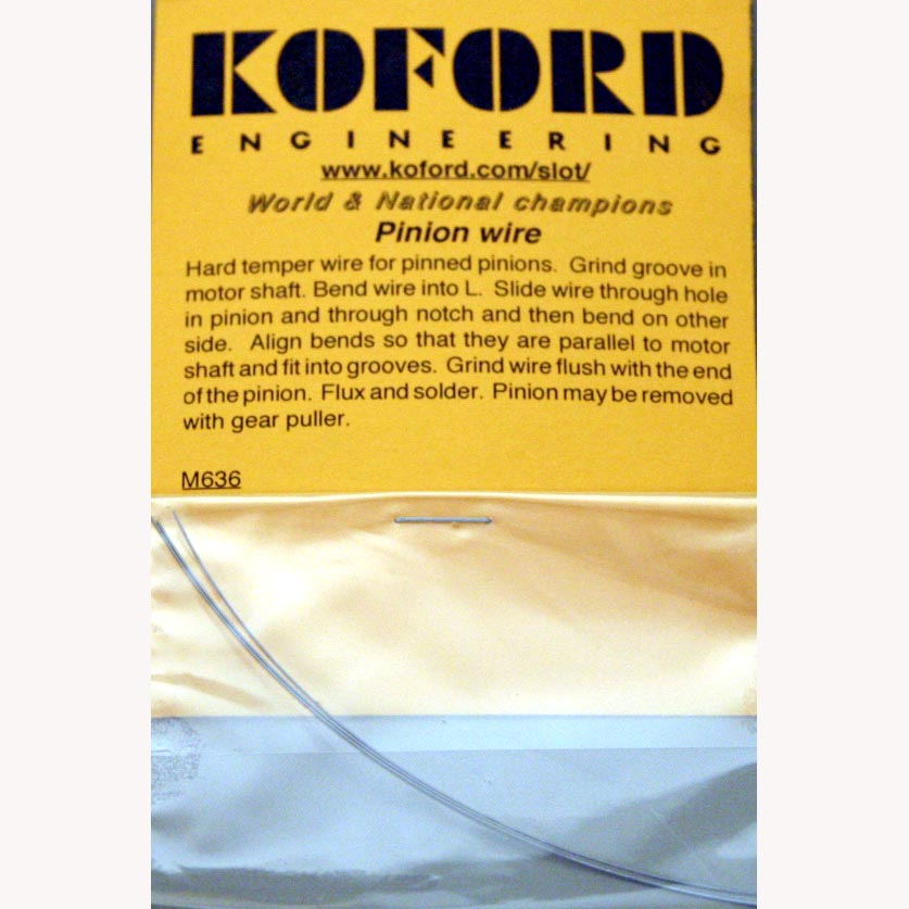 KOF636 KOFORD PINION WIRE (3) Slick 7 Raceway  Store
