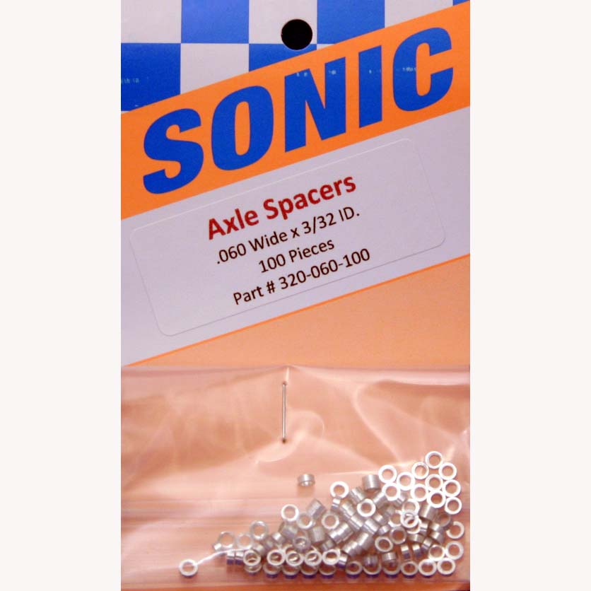 SONIC 3/32 .060 AXLE SPACERS
