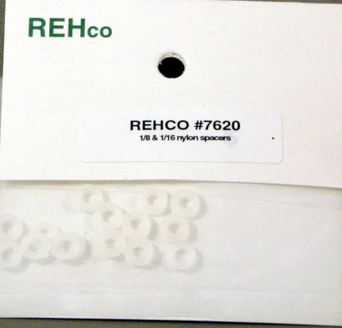 REH7620 REH 1/8″ PLASTIC WASHERS (10)