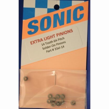 SON33XL-14 SONIC 14T 64P SOLDER-ON PINIONS X-LIGHT