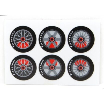 JKS37-5/8``FIRESTONE FRONT WHEEL STICKER