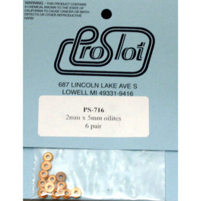 PSL716 PROSLOT 2X5 MM BUSHINGS PAIR