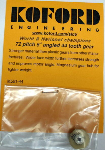 KOF561-44 KOFORD 72 PITCH 44T SPUR GEAR ANGLED