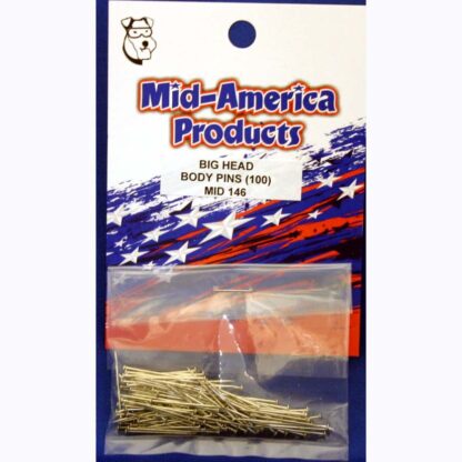 MAR146 - MID-AMERICA BIG HEAD BODY PINS (50)
